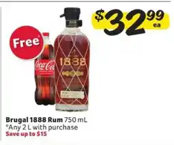 Winn Dixie Brugal 1888 Rum offer