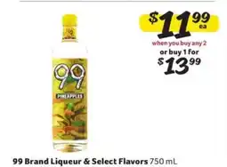 Winn Dixie 99 Brand Liqueur & Select Flavors offer