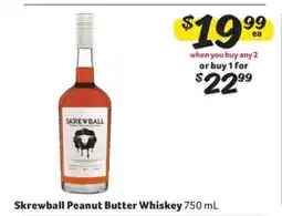 Winn Dixie Skrewball Peanut Butter Whiskey offer