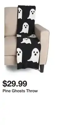 TJ Maxx Pine Ghosts Throw offer