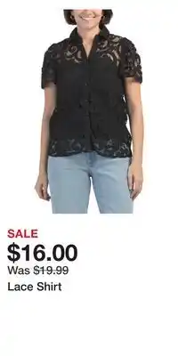 TJ Maxx Lace Shirt offer