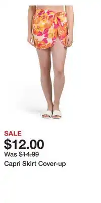 TJ Maxx Capri Skirt Cover-up offer
