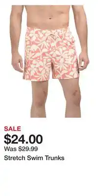 TJ Maxx Stretch Swim Trunks offer