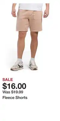 TJ Maxx Fleece Shorts offer