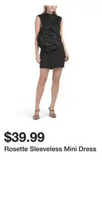 TJ Maxx Rosette Sleeveless Mini Dress offer