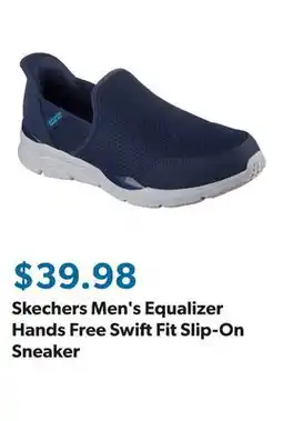 Sam's Club Skechers Men's Equalizer Hands Free Swift Fit Slip-On Sneaker offer