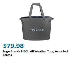 Sam's Club Logo Brands HBCU All Weather Tote, Assorted Teams offer