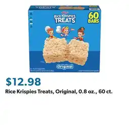 Sam's Club Rice Krispies Treats, Original, 0.8 oz., 60 ct offer