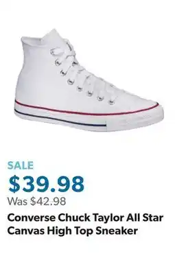 Sam's Club Converse Chuck Taylor All Star Canvas High Top Sneaker offer