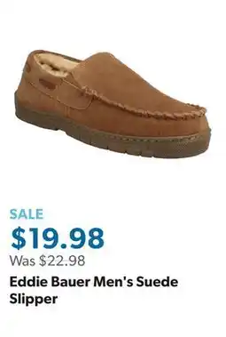 Sam's Club Eddie Bauer Men's Suede Slipper offer