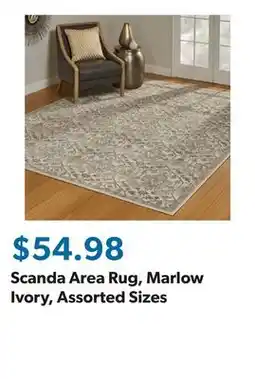 Sam's Club Scanda Area Rug, Marlow Ivory, Assorted Sizes offer