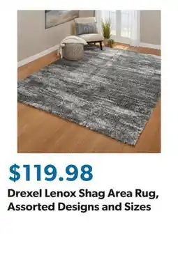 Sam's Club Drexel Lenox Shag Area Rug, Assorted Designs and Sizes offer