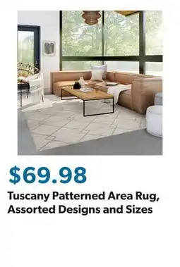 Sam's Club Tuscany Patterned Area Rug, Assorted Designs and Sizes offer