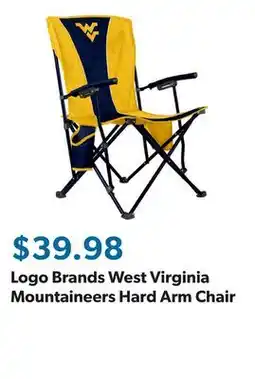 Sam's Club Logo Brands West Virginia Mountaineers Hard Arm Chair offer