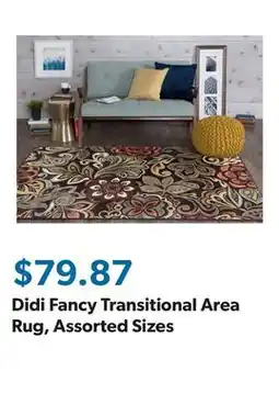 Sam's Club Didi Fancy Transitional Area Rug, Assorted Sizes offer