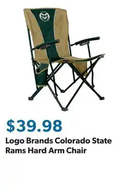 Sam's Club Logo Brands Colorado State Rams Hard Arm Chair offer