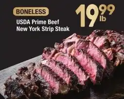 Albertsons USDA Prime Beef New York Strip Steak offer