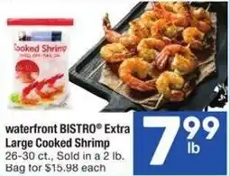 Albertsons Waterfront bistro extra large cooked shrimp offer