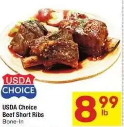 Albertsons USDA choice beef short ribs bone-in offer