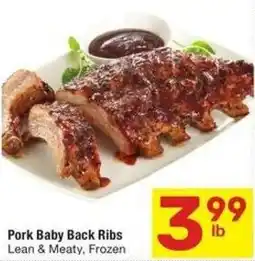 Albertsons Pork baby back ribs offer