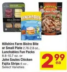 Albertsons Hillshire farm bistro bite or small plate lunchables fun packs offer