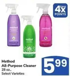 Albertsons Method All-purpose cleaner offer