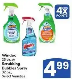 Albertsons Windex scrubbing bubbles spray offer
