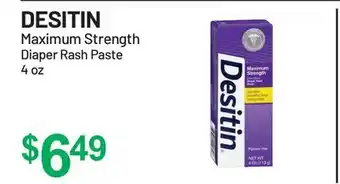 Health Mart DESITIN Maximum Strength Diaper Rash Paste offer