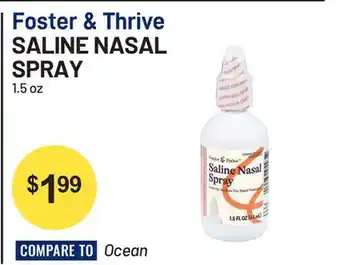 Health Mart Foster & Thrive SALINE NASAL SPRAY offer