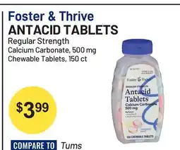 Health Mart Foster & Thrive ANTACID TABLETS offer