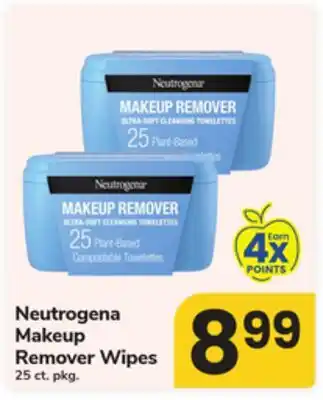 ACME Neutrogena Makeup Remover Wipes offer