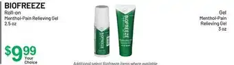 Health Mart BIOFREEZE Roll-on Menthol-Pain Relieving Gel offer