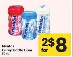 ACME Mentos Curvy Bottle Gum offer