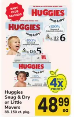 ACME Huggies Snug & Dry or Little Movers offer