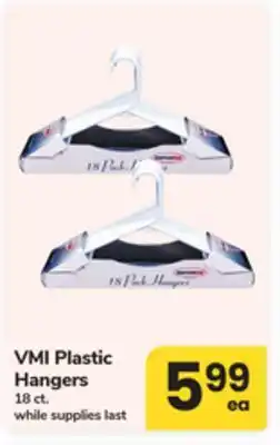 ACME VMI Plastic Hangers offer