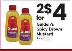 ACME Gulden's Spicy Brown Mustard offer