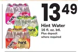 ACME Hint Water offer