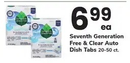 ACME Seventh Generation Free & Clear Auto Dish Tabs offer