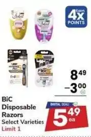Albertsons BiC Disposable Razors offer