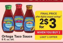 ACME Ortega Taco Sauce offer