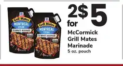 ACME McCormick Grill Mates Marinade offer