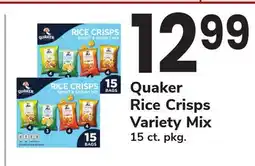 ACME Quaker Rice Crisps Variety Mix offer