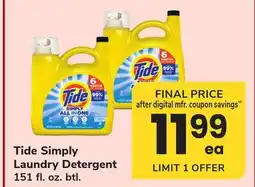 ACME Tide Simply Laundry Detergent offer