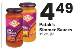 ACME Patak's Simmer Sauces offer
