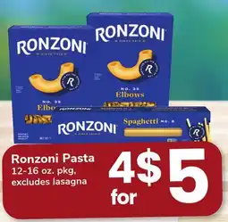 ACME Ronzoni Pasta offer