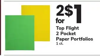 ACME Top Flight 2 Pocket Paper Portfolios offer