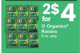 ACME O Organics Raisins offer