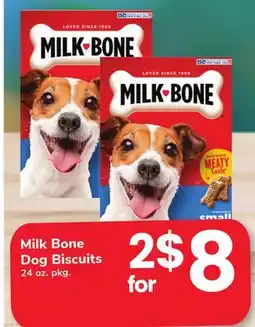 ACME Milk Bone Dog Biscuits offer
