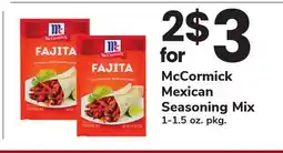 ACME McCormick Mexican Seasoning Mix offer
