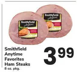 ACME Smithfield Anytime Favorites Ham Steaks offer